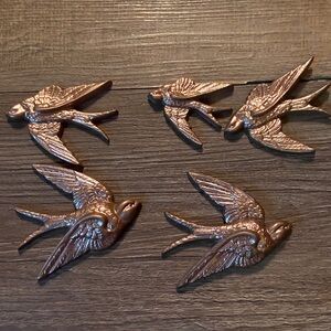 Vintage mid-century Bird Wall Decor HAMCO plastic